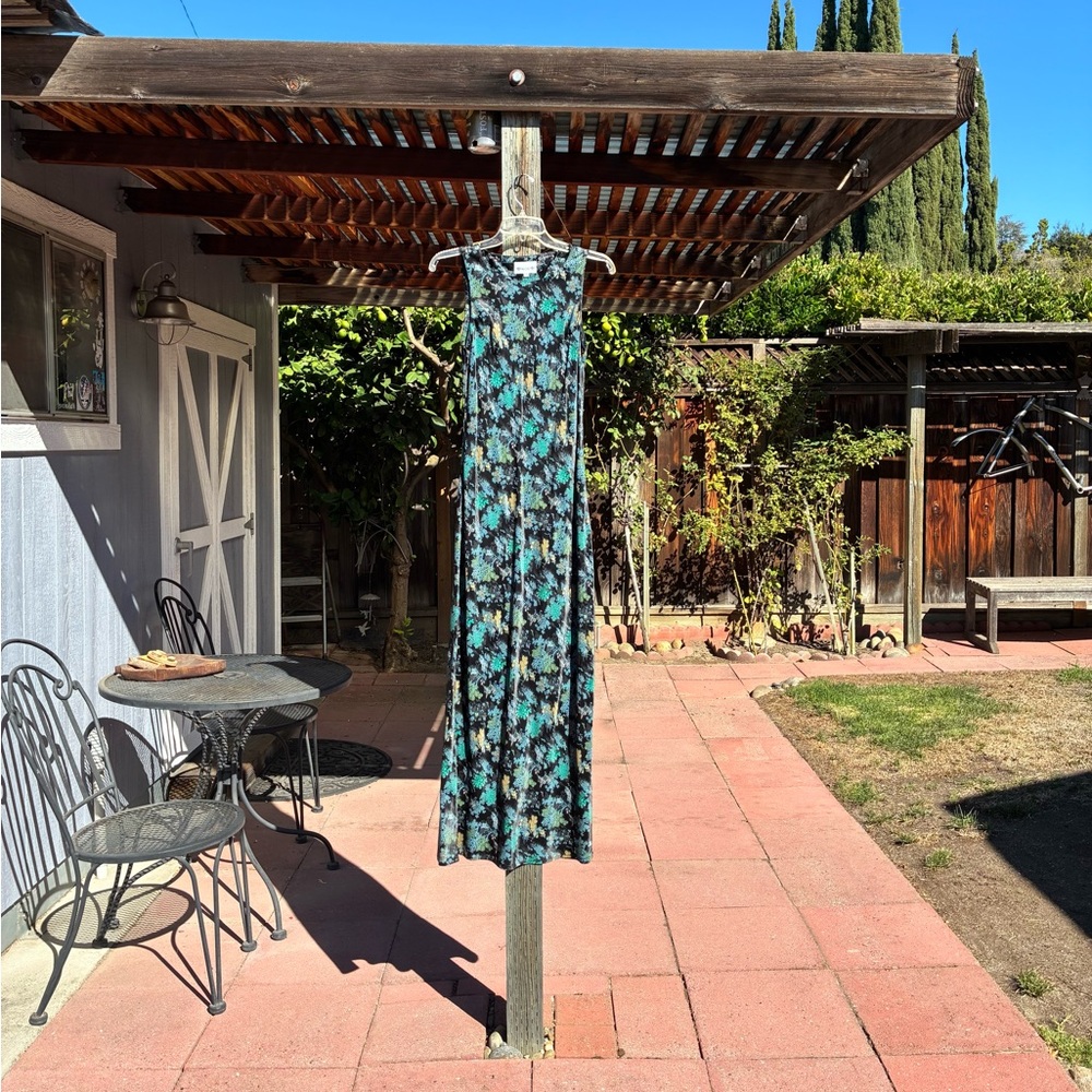 Vintage 90’s Floral Sleeveless Maxi Dress